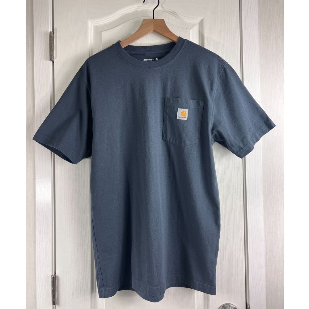 Carhartt Men's Short Sleeve Pocket T Shirt Loose Fit K87 BLS 100% Cotton Size S